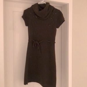 Short sleeve sweater dress